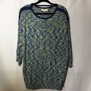 Jones New York Blue Multi Sweater